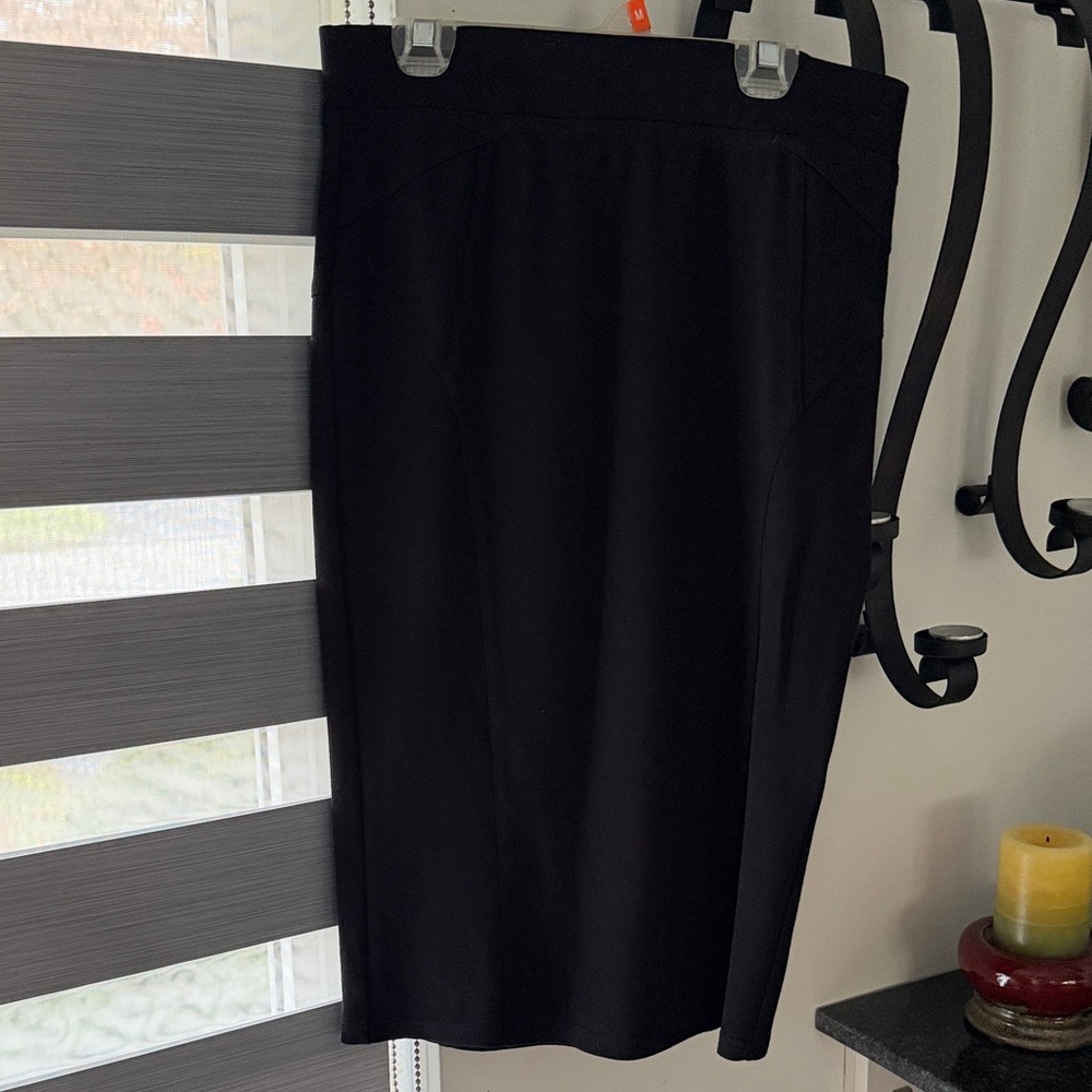 Bar III Classic Black Pencil Skirt
